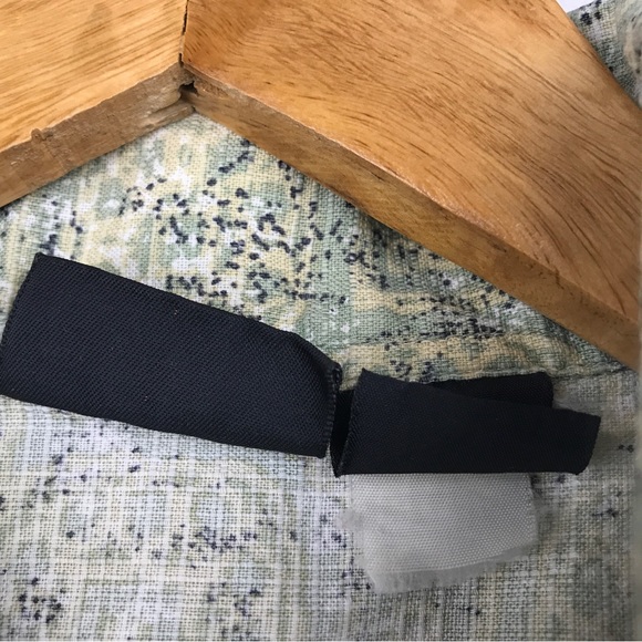 VTG 2000 Patagonia Floral Tribal Organic Cotton Hawaiian Button Shirt Medium EUC - Picture 4 of 15